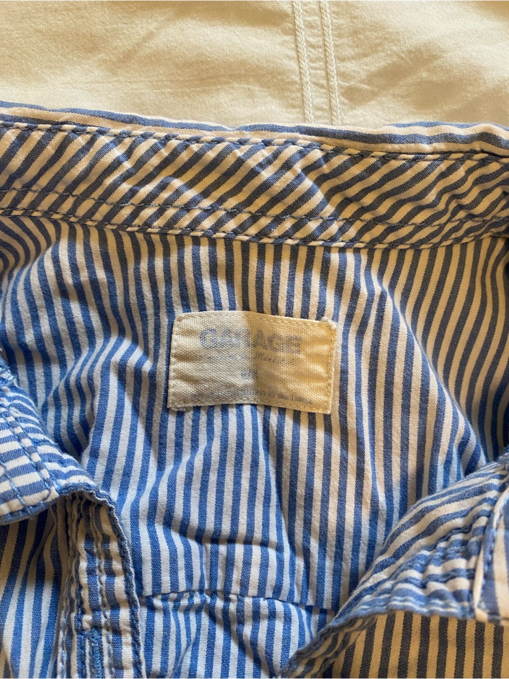 Y2K garage striped fitted top - Picture 3 of 3
